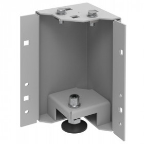 ITK by ZPAS Уголок цоколя h-200мм регулируемый по высоте серый (4шт/компл)