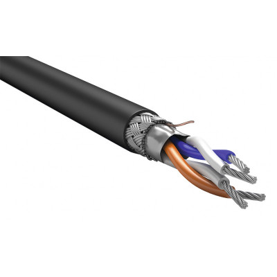 ITK Кабель интерфейсный RS-485 1х2х0.6 нг(А)-HF черный (200м)