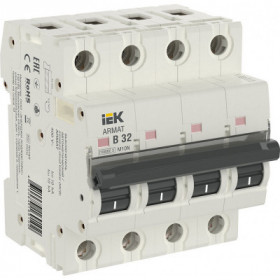 ARMAT Автоматический выключатель M10N 4P B 32А IEK ARMAT Автоматический выключатель M10N 4P B 32А IEK