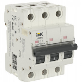 ARMAT Автоматический выключатель M10N 3P C 1А IEK ARMAT Автоматический выключатель M10N 3P C 1А IEK