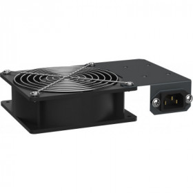 ITK Вентиляторная панель 1 модуль питание С14 без кабеля питания для шкафа 10" серии LINEA WS черная