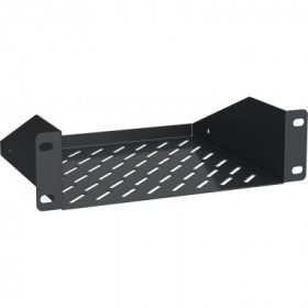 ITK Консольная полка 1U глубиной 200мм для шкафа 10" серии LINEA WS черная