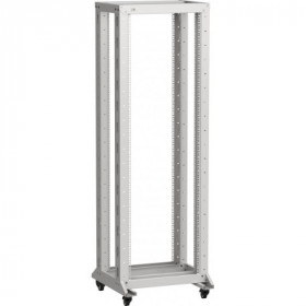 ITK LINEA F Стойка двухрамная на роликах 37U 600х600мм серая