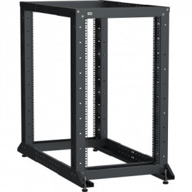 ITK LINEA F Стойка двухрамная 24U 600х600-1000мм черная ITK LINEA F Стойка двухрамная 24U 600х600-1000мм черная