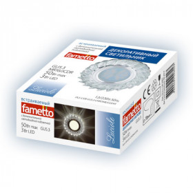 DLS-L128 GU5.3 CHROME CLEAR DLS-L128 GU5.3 CHROME CLEAR