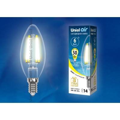 LED-C35-6W WW E14 CL GLA01TR картон