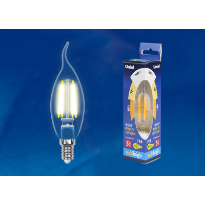 LED-CW35-5W WW E14 CL MB GLM10TR картон