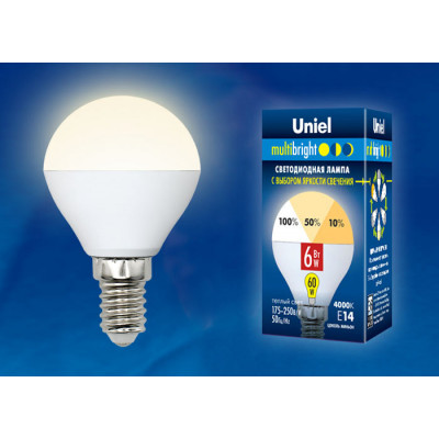 LED-G45-6W WW E14 FR MB PLM11WH картон