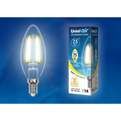 LED-C35-7.5W WW E14 CL GLA01TR картон