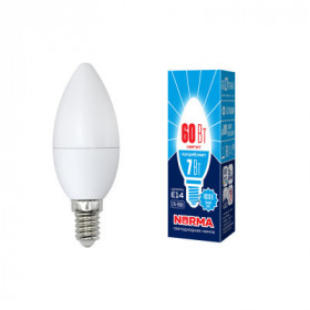 LED-C37-7W NW E14 FR NR картон LED-C37-7W NW E14 FR NR картон
