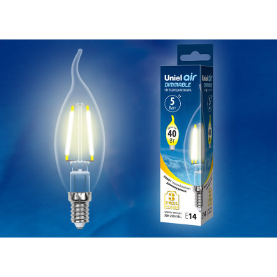 LED-CW35-5W WW E14 CL DIM GLA01TR картон