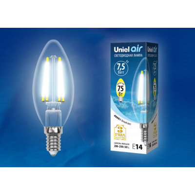 LED-C35-7.5W NW E14 CL GLA01TR картон