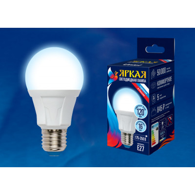 LED-A60 16W 6500K E27 FR PLP01WH картон