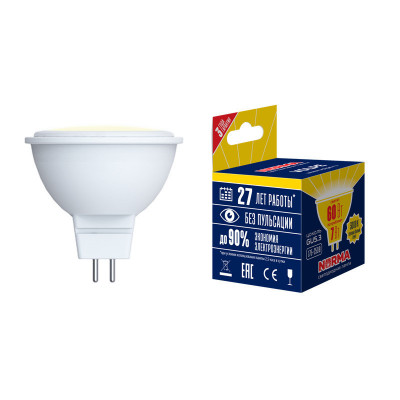 LED-JCDR-10W WW GU5.3 NR картон