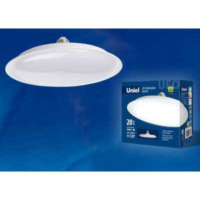 LED-U165-20W 4000K E27 FR PLU01WH