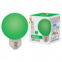 LED-G60-3W GREEN E27 FR С