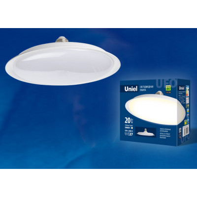 LED-U165-20W 3000K E27 FR PLU01WH