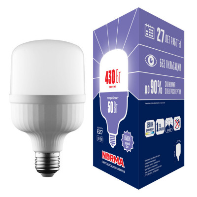 LED-M80-50W 6500K E27 FR NR