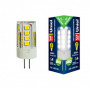 LED-JC-220 3W 4000K G4 CL GLZ09TR картон