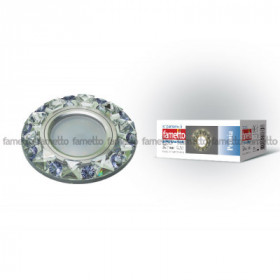 DLS-P123 GU5.3 CHROME CLEAR+PURPLE