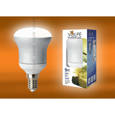 CFL-R 50 220-240V 9W E14 4200K картон