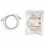 Патч-корд народный U UTP Cat 5e 4PR 24AWG PVC. литой 2 м. серый