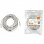 Патч-корд народный U UTP Cat 5e 4PR 24AWG PVC. литой 15 м. серый