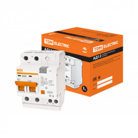 Диф.автомат АД12 2Р 63А 30мА TDM