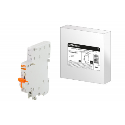 Контакт дополнительный КС47 (для ВА47-60) на DIN-рейку TDM