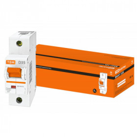 Авт. выкл. ВА47-125 1Р 35А 15кА х-ка D TDM Авт. выкл. ВА47-125 1Р 35А 15кА х-ка D TDM