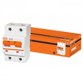 Авт. выкл. ВА47-125 2Р 50А 15кА х-ка D TDM Авт. выкл. ВА47-125 2Р 50А 15кА х-ка D TDM