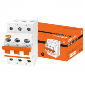 Выключатель нагрузки (мини-рубильник) ВН-32 3P 63A TDM