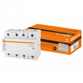 Контактор модульный КМ100 4-100 4НЗ TDM