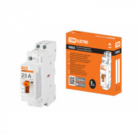 Контактор модульный с ручным управлением КМ63 2-25 2НО 230В АС TDM