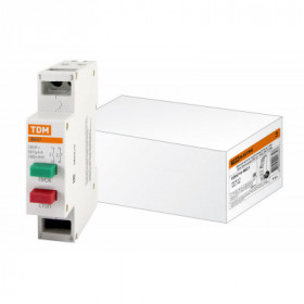 Выключатель кнопочный пуск-стоп (без фиксации) ВК-47 1НО-1НЗ TDM