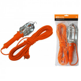 Светильник переносной УП-2Р круглая вилка 2Р 5метров TDM