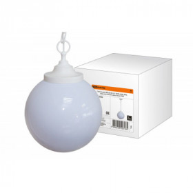 Светильник НСБ 02-60-251 УХЛ4 60 Вт. IP40. шар опал 250 мм. цепь белая TDM