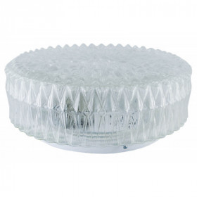 Светильник НПО 22-2х60-175 (Таблетка хрусталь 3458 d250) TDM