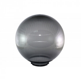 Рассеиватель шар ПММА 400 мм дымчатый призма (байонет 145 мм) TDM