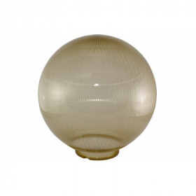 Рассеиватель шар ПММА 400 мм золотой призма (байонет 145 мм) TDM