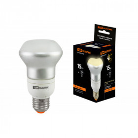 Лампа энергосберегающая КЛЛ- RM63 FR-15 Вт-2700 К–Е27 TDM