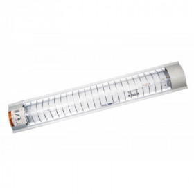 Светильник ЛПО3017 (с решёткой) 2х18 Вт 230В Т8 G13 TDM