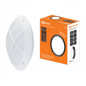 Светильник НБУ 05-60-003 "Альтан 2" белый с решеткой IP64 TDM