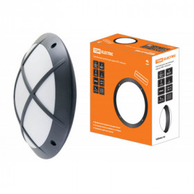 Светильник НБУ 05-60-003 "Альтан 2" черный с решеткой IP64 TDM