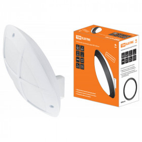 Светильник НБУ 05-60-008 "Мегас 2" белый с решеткой IP64 TDM