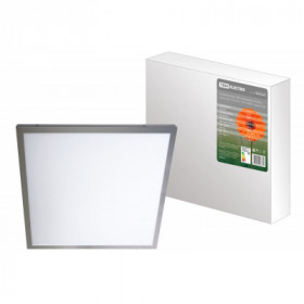 Ультратонкая светодиодная панель серии СВО 295х295. 15 Вт. 6000 К. хром. TDM