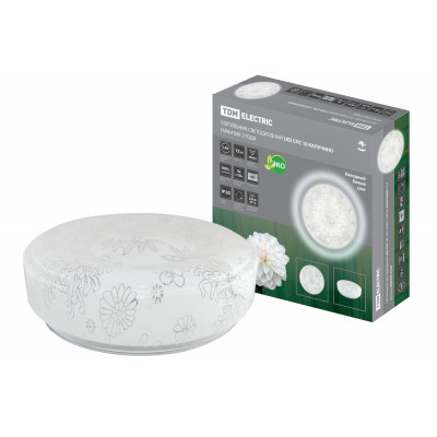 Светильник светодиодный LED СПС 10 15Вт 4000К D35см. Капучино TDM