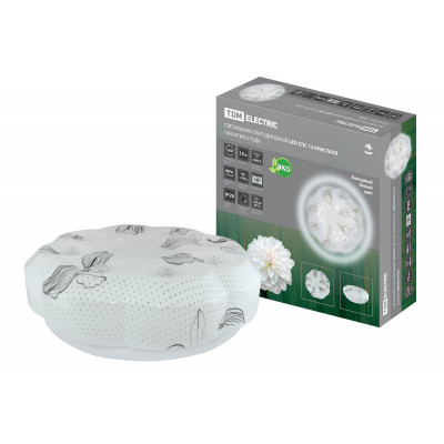 Светильник светодиодный LED СПС 12 15Вт 4000К D35см. Кристалл TDM
