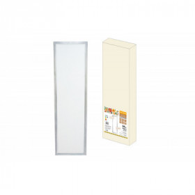 Ультратонкая светодиодная панель серии СВО 295 х1195. 36Вт. 4000К. хром. Народная (без драйвера)