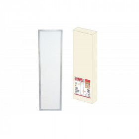 Ультратонкая светодиодная панель серии СВО 295 х1195. 36Вт. 3000К. хром. Народная (без драйвера)